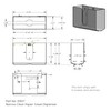 TrippNT 51937 Small Dual Dispensing Paper Towel Holder with 150