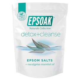 Epsom 엡소크 엡솜 소금 2파운드 - 디톡스 + 클렌징 목욕 [304 Ounce (Pack of 1)] Epsok Epsom Salt 2 Pounds - Detox + Cleansing Bath [304 Ounce (Pack of 1)]
