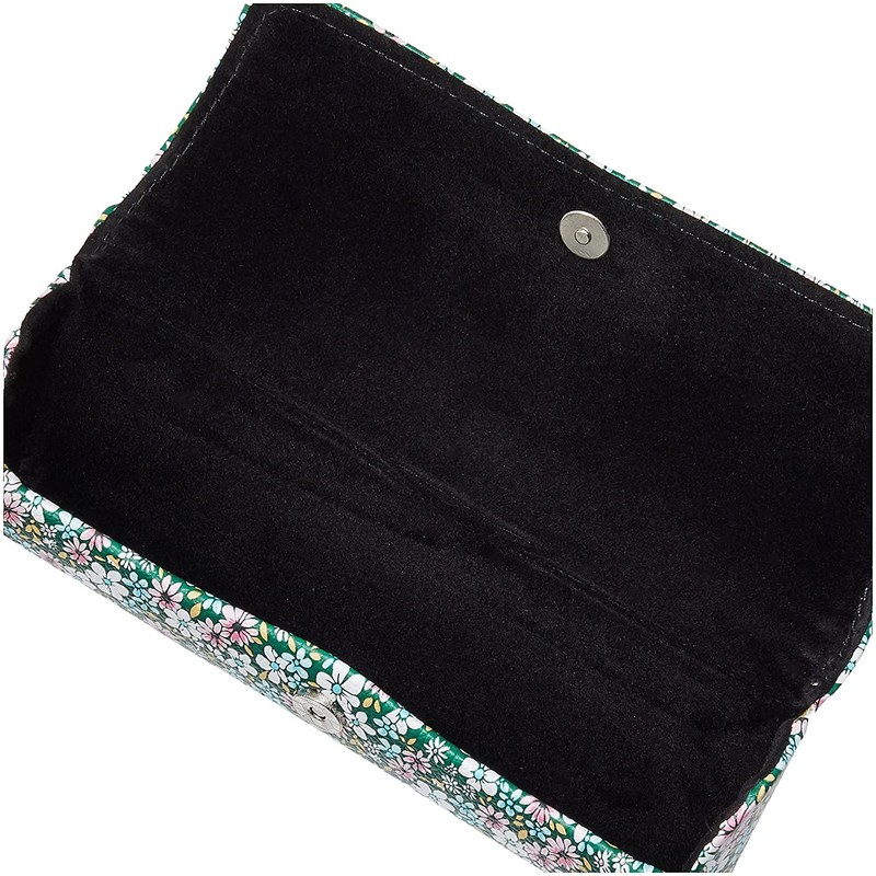 Meigan 2073-02 Women's Eyeglass Case, Slim, Compact, Lightweight, Dull, Semi-Hard,