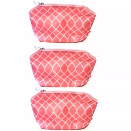 SHISEIDO Pouch Makeup Cosmetic Bag lot 3 pink