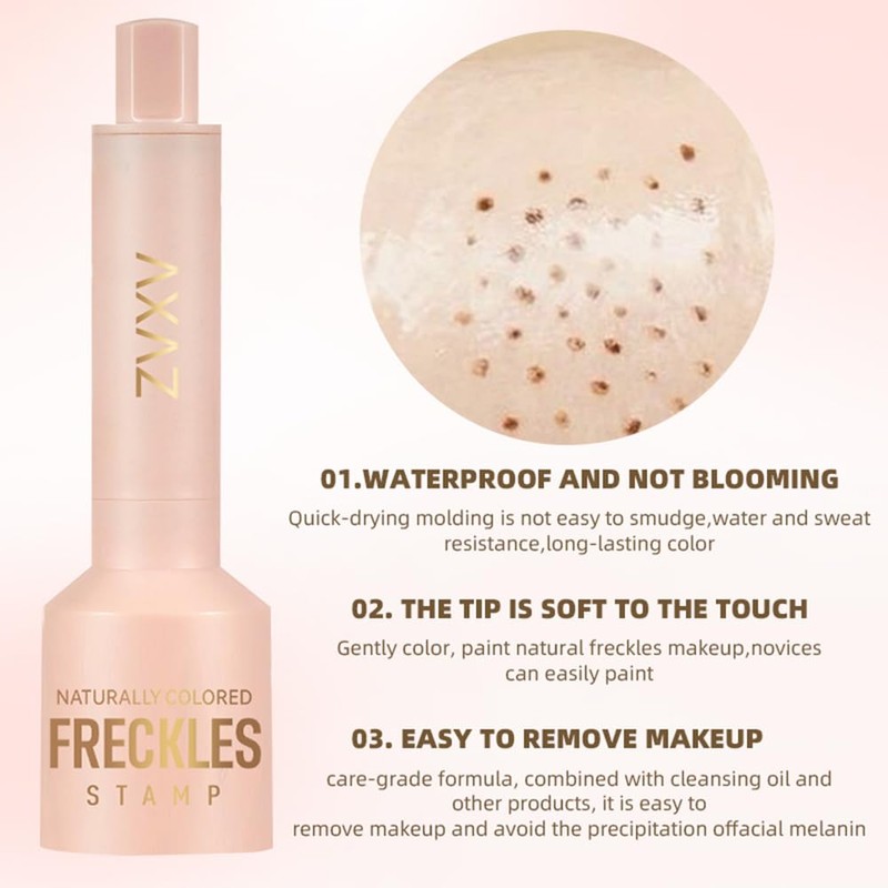 Freckle Stamp - Natural Lifelike Freckle Makeup Pen with Soft