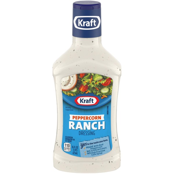 Kraft Peppercorn Ranch Salad Dressing (16 fl oz Bottle)