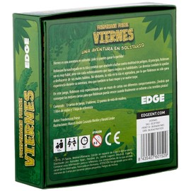 EDGE Studio | Freitag | Strategiekartenspiel für Einzelspieler | ab 10 Jahren | Solospiel | 30 Minuten pro Spiel | Spanisch