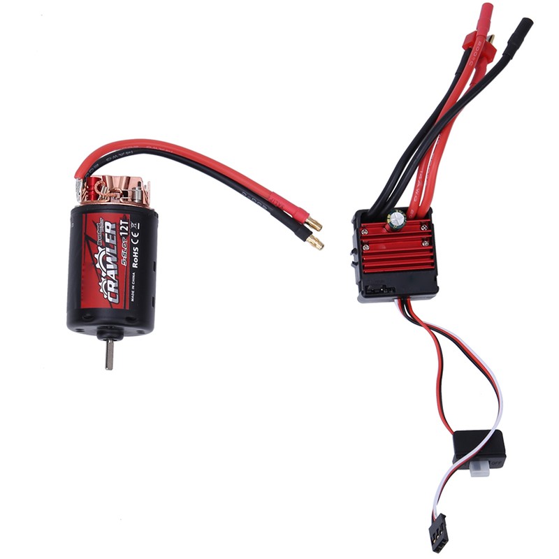 5-Slot 550 Brushed Motor 80A ESC Combo Set RC Car
