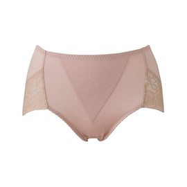 Wing/Wacoal KJ4210 Women's Panties, Enhancement, Nice Butt, Stomach Suppression, Moderate Support, Cotton Blend Material (Body Fabric), Fluffy Length, Can Be Worn One Piece (P Pants), cinnamon brown