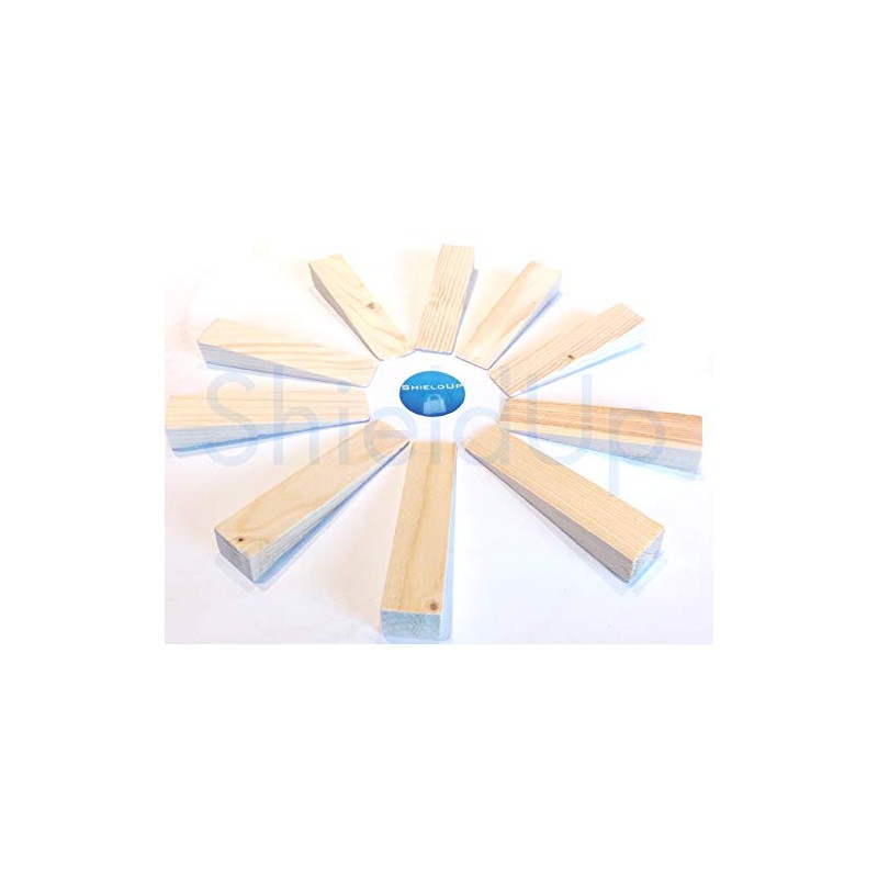 ShieldUp 10 x Wooden Wedges or Shims or Doorstops