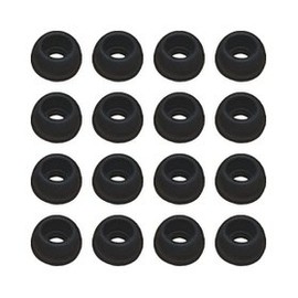High Quality 16 x Sunshine Tronic Ear Pads for In-Ear-Earphones/Size: M/Matt Black