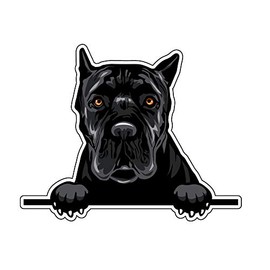 WickedGoodz Cane Corso Decal - Can Corso Dog Breed Bumper Sticker - for Laptops Tumblers Windows Cars Trucks Walls