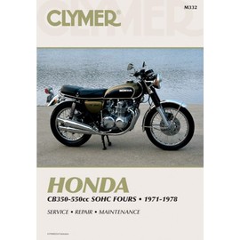 HONDA CB350F, CB400F, CB500, CB550 and CB550F MOTORCYCLE REPAIR SHOP & SERVICE MANUAL Years 1971, 1972, 1973, 1974, 1975, 1976, 1977 & 1978 - NEW