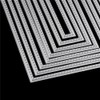 DECORA Rectangle Cutting Dies Stencil DIY Scrapbook Album Paper Card