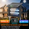 Solar Bug Zapper Outdoor, 4500V Outdoor Mosquito Zapper with Detachable
