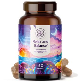 Ruhe & Ausgleich - Entspannung mit Adaptogenen - Ashwagandha, Schisandra, Sibirischer Ginseng, Rosenwurz, HPCL-Laborgeprüft