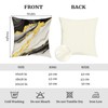 Joymaison Black Gold Marble Cushion Covers 45 x 45 Pack
