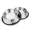 Nobleza - Pack of 2 Stainless Steel Dog Bowls, Feeding