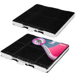 McFilter 2 x activated carbon filters for cooker hood suitable for carbon filter Bosch 00705431, 11026769, DHZ5326, Siemens LZ53250, LZ53251, LZ53650, Neff Z5101X1, Z5101X5, Z5105X5 Filter for filter