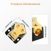 BOJACK 2 Way Splitter Amp Copper Power Distribution Block 0/2/4