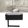 Toilet Tissue Holder Box Stainless Steel Black Wall Mounted Toilet
