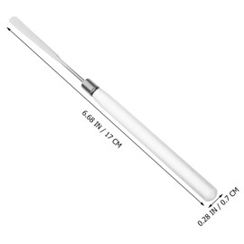 Healeved Stainless Steel Makeup Spatula for Foundation Mixing Ultrathin Cosmetic Mixing Tool for Nail Art and Pigment Rod Design for Precise Color Application