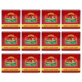 Thailand Madame Haeng Genuine Acne Clear Soap, 12 pieces, 150g / 태국 마담행 정품 아크네 클리어 비누, 12개입, 150g