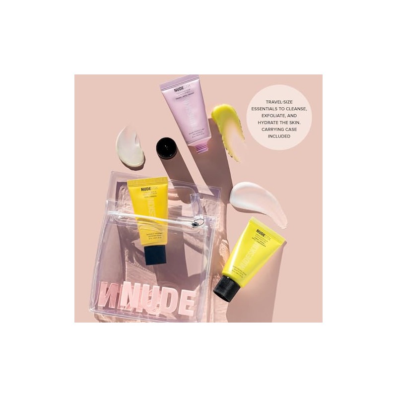 Nudestix 3-Step Citrus Renew Set for Makeup – Travel-Size Skincare