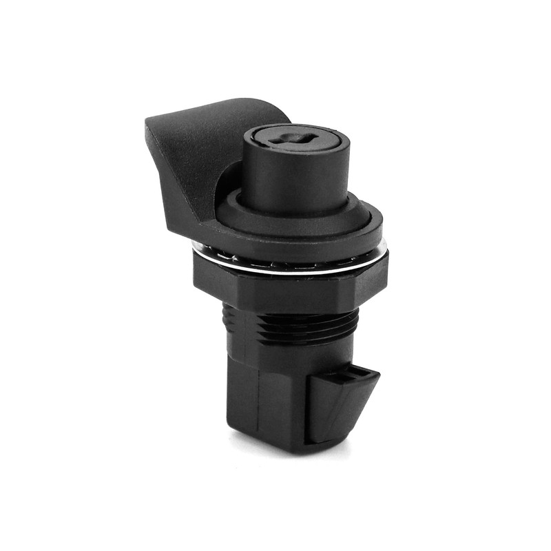 QWORK Push Button Latch, 2 Pack Plastic Push-to-Close Latches for