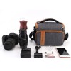 DOMISO SLR DSLR Kameratasche Wasserdicht Fototasche, Grau
