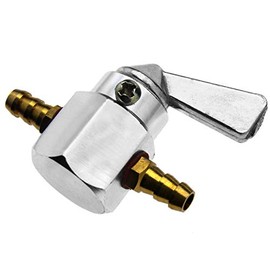 Create idea 6 mm Motorcycle ATV Aluminium Fuel Tap Switch Shut-off Valve Universal Petrol Tap Petrol Switch Valve Tap
