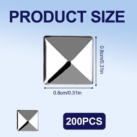 Limeow 200 pieces 8 mm, leather rivets, leather tool, rivets set, riveting pliers, screw rivets, belt rivets, eyelet pliers, hollow rivets DIY for bags, leather, watch straps, coats, gloves, etc