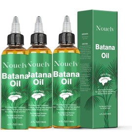 Batana Hair care oil for Smoothing Frizzand Split Ends, Natural Raw Batana Oil Organic Hair Oil From Honduras, Promotes Hair Thickness and improve Damaged Hair:_3 counts(Most people choose)