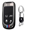 TECART Key Fob Case Cover Fit For Jeep Grand Cherokee