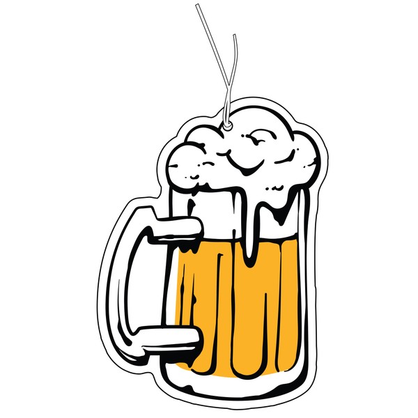 Generisch 2x Bierkrug, Duftbaum Auto lustig, Auto Duftspender, Duftbaum Auto