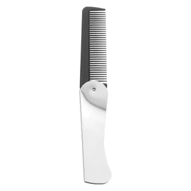 Beavorty Peine Plegable De Viaje Pelo Para Mujeres Hombres De Peluquería De Peinado Mini Peine Acero Inoxidable