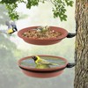 Grantop Set of 2 Bird Feeders and Bird Bath Set,