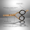 BRV MEN 4.25" Small Finish Rounded Tip Scissors for Men