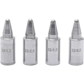 YIHUA #948DN Set of 4 Desoldering Heads (0.8mm, 1.0mm, 1.2mm, 2.0mm) Only for YIHUA 948D-III Desoldering Station, Long Term Type, for EU Model.