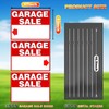 Remiawy Garage Sale Signs, 3 Pcs Yard Signs with Metal