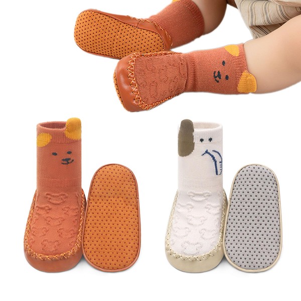 BEHELE Baby Toddler Non-skid Sock Shoes Non Slip Floor Slipper