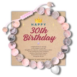 Natural Stone Bracelet,Gifts for 30 Year Old Woman, Birthday Gift for 30th, Christmas Gifts For Women, Unique Gifts For Women, Christmas Gifts For Mom, White Elephant Gifts,Christmas Gifts For Mom