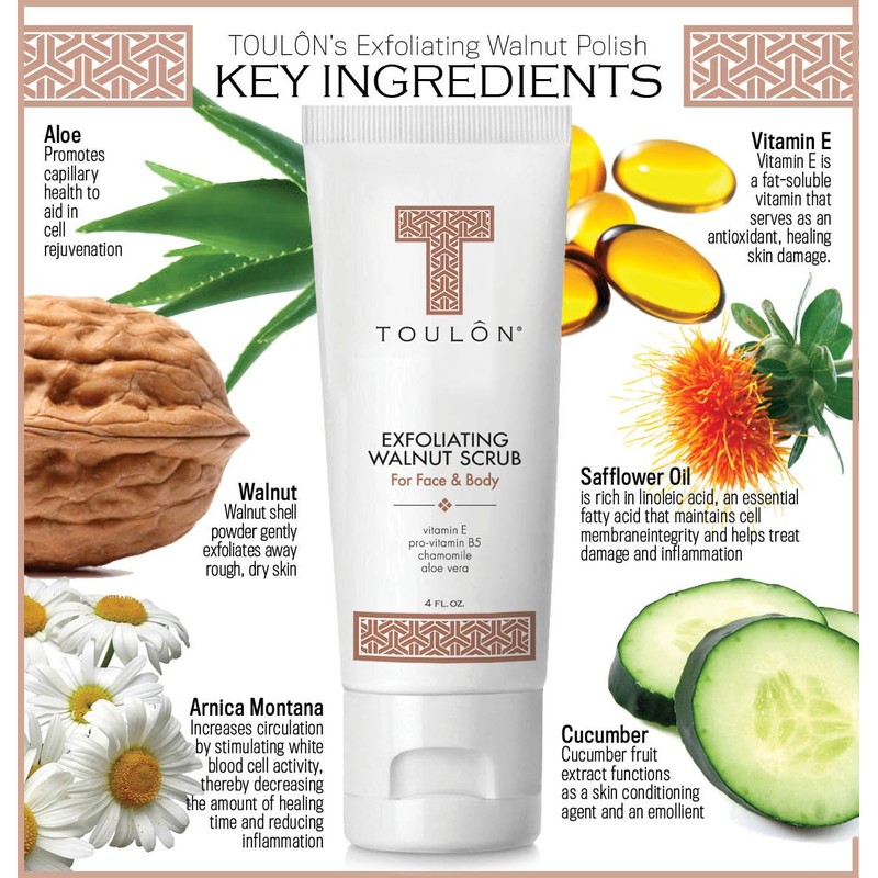 Exfoliating Face Scrub - Exfoliate Scrub - Face and Body;