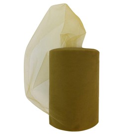 Olive Green Tulle Fall Decor - 6" x 100 Yards, Fabric Netting Ribbon, Easter, St. Patrick's Day, Christmas, Wedding Decoration, Wreath, Garland, Swag, Veil, Streamers, Gift Wrapping, Bows