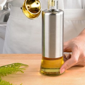 Gold Stainless Steel Funnel Side Handle 5 Pieces Stainless Steel Funnel Set Narrow Valve Rod for Kitchen