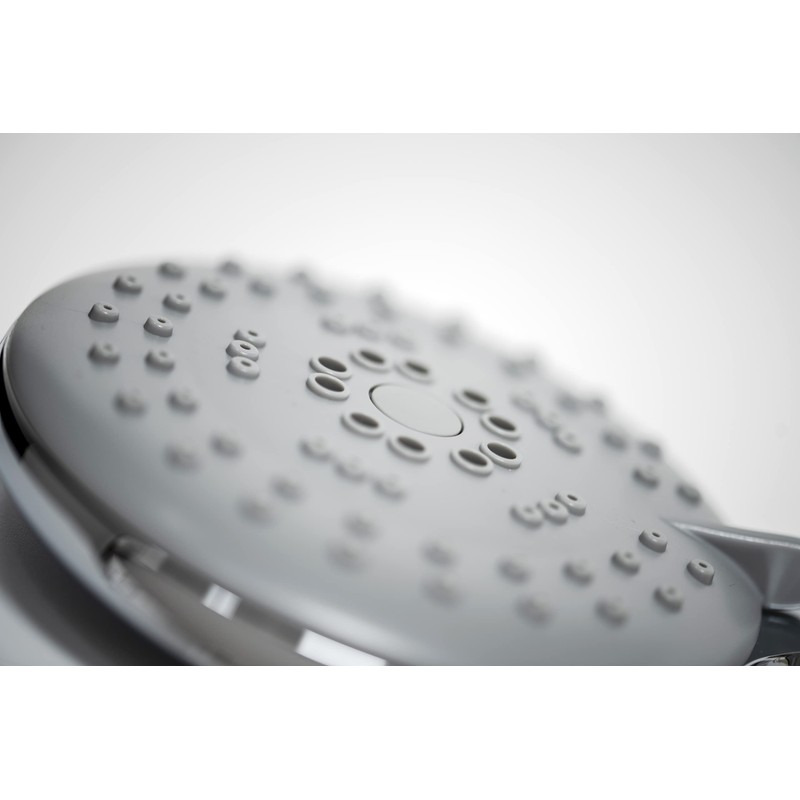 Croydex Venturi Chrome Self Cleaning Handset with 50% Water Saving