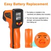 NJTY Infrared Thermometer Non-Contact Digital Temperature Gun -50°C~600°C (-58°F~1112°F) with