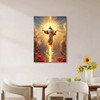 Framed Canvas Wall Art Ascension of Jesus Religious Wall Painting