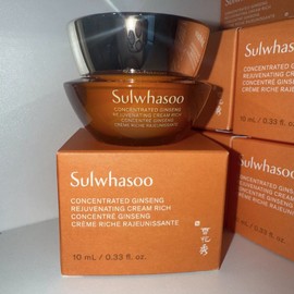 2024 New Sulwhasoo Concentrrated Ginseng Rejuvenating Cream Rich 50ml (5x10ml)