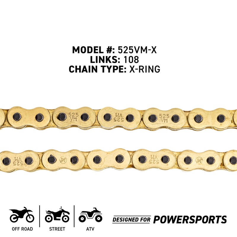 NICHE Drive Sprocket Chain Combo for Kawasaki Ninja ZX6R ZZR600