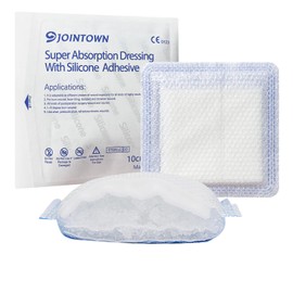 Jointown Super Absorption Dressing Bandages, 4"x4",10 PCS