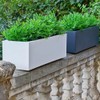 Elly Décor 24 x 8 inch Rectangular Plastic Planter with