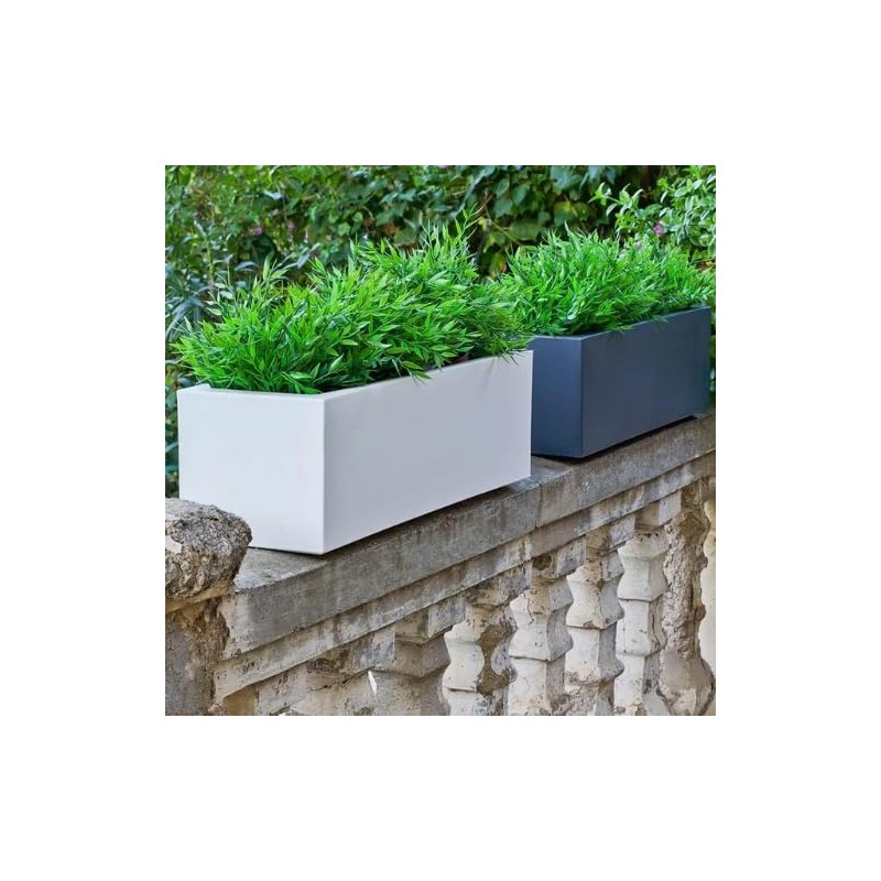 Elly Décor 24 x 8 inch Rectangular Plastic Planter with