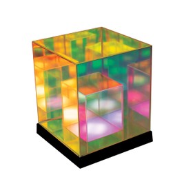 RED5 USB Holographic Infinity Effect Cube Lamp Adjustable Brightness Mood Light